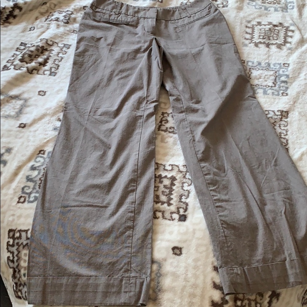 Loft gray slacks, barley worn!